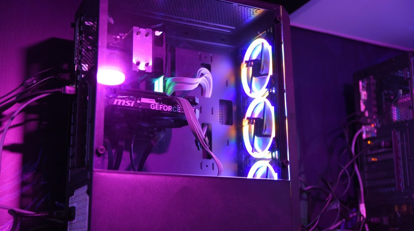 High-spec gaming rigs at Arcadium